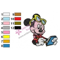 Mickey Mouse Cartoon Embroidery 45